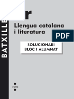 Solucionari Per a l'Alumne 1r Batx. Editorial Cruïlla