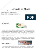 Complete Guide of Cialis: Introduction, How It Work? Uses, Side Effects, Precautions