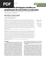 O Impacto Da Divulgação Cintífica