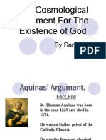 The Cosmological Argument for God's Existence