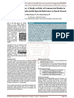 Financial Inclusion A Study On Role of Commercial Banks in The State of Karnataka With Special Reference To Rural Areas