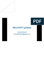 Relativity Problem Solution by Ibrar Amad