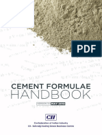 Formula Handbook For Cement Industry