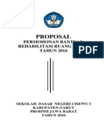 Proposal Bantuan Rehab Ruang Kelas Nop 2015