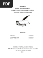 Proposal Gemastik Ux Design | PDF