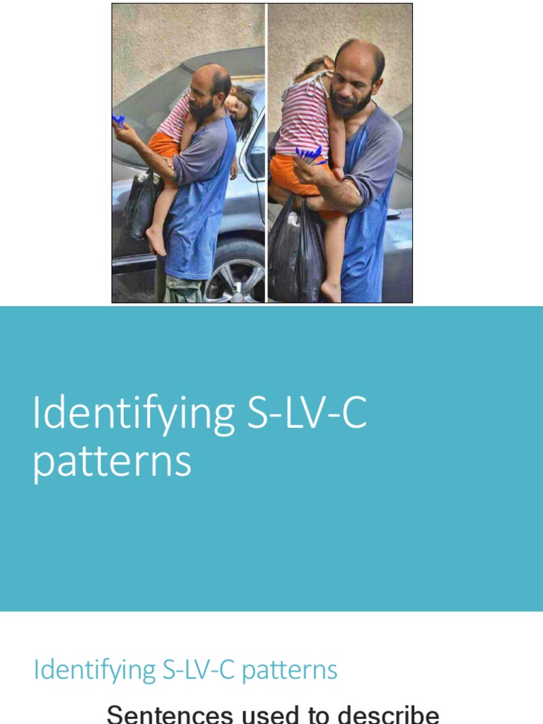 S-LV-C Sentence Pattern Guide | PDF | Verb | Subject (Grammar)