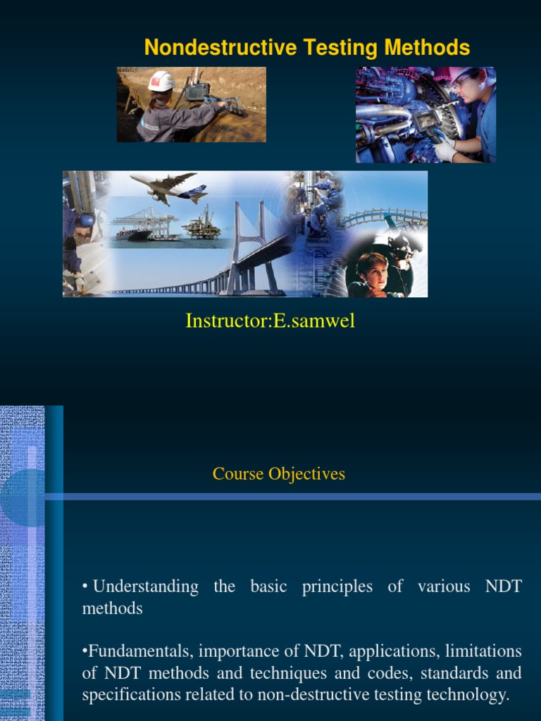 Overview of Nondestructive Testing Methods | PDF | Gamma Ray ...