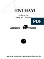 Bentham - Antologia. Ed. Peninsula 1991