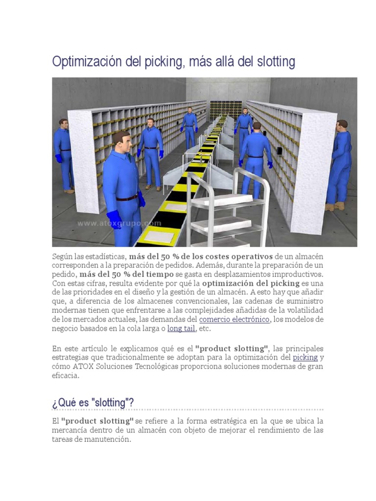 Slotting | PDF | Almacén | Business