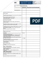 Hoja de Recorrido Por Cese de Trabajador Comercial-Administrativo - KMMP