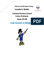 Cub Scout Resident Camp Leaders Guide