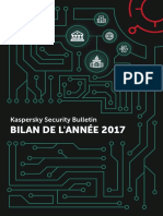 Kaspersky Security Bulletin Bilan 2017