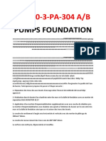 03-520-3-PA-304 A/B: Pumps Foundation