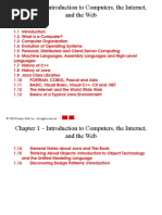 Chapter 1 - Introduction To Computers, The Internet, and The Web