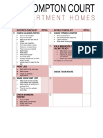 In Office Checklist in Field Checklist Check Leasing Office Check Fitness Center