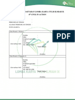 Formulir Pendaftaran LKTI IX