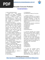 Simulado Concurso Professor sobre Construtivismo