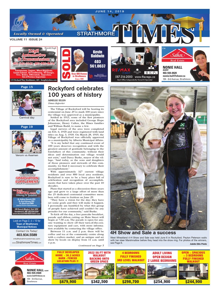 June 14, 2019 Strathmore Times | PDF | Leisure