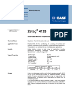 Zetag 4125: Technical Information Water Solutions