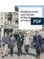Studying Law at the Multilingual University of Fribourg