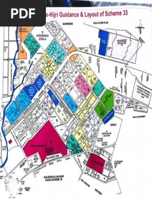 Gulzar E Hijri Scheme 33 Map Kda Scheme 33 Full Map | Pdf