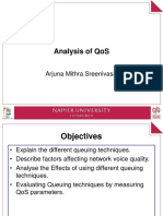 Analysis of Qos: Arjuna Mithra Sreenivasan