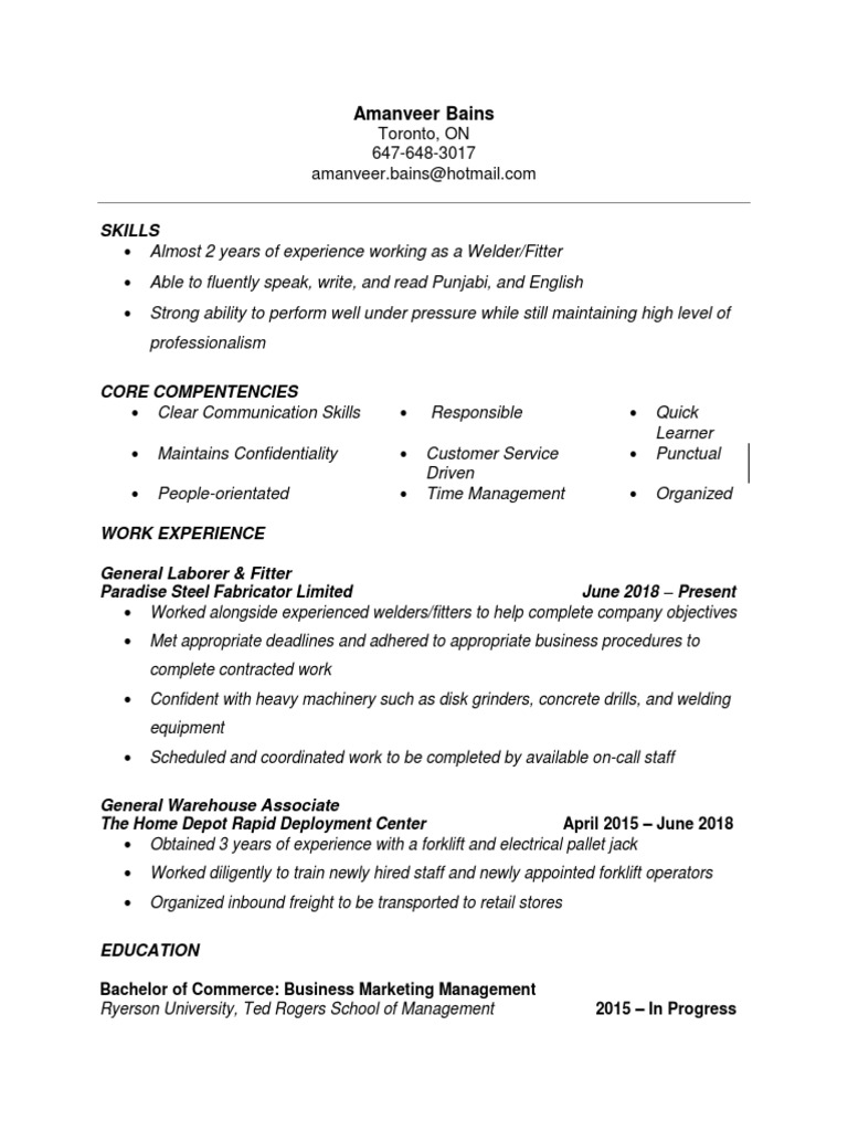 Resume For e Protfolio | PDF