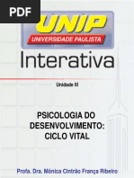 Slide Unidade i Psicologia Do Desenvolvimento Ciclo Vital