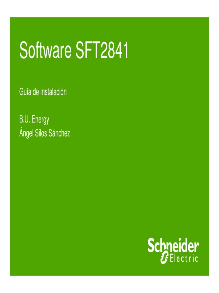 Instalación del Software SFT2841 | PDF