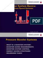 Booster System Basics:: Constant Speed Systems
