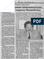 Edgard Romero Nava - Mercado Comun Latinoamericano Analizara Congreso Hemisferico - Reporte 30.08.1990