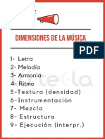 Dimensiones de La Música