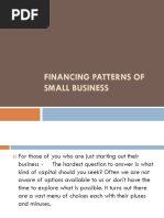 Unit III. 2.pattern of Financing