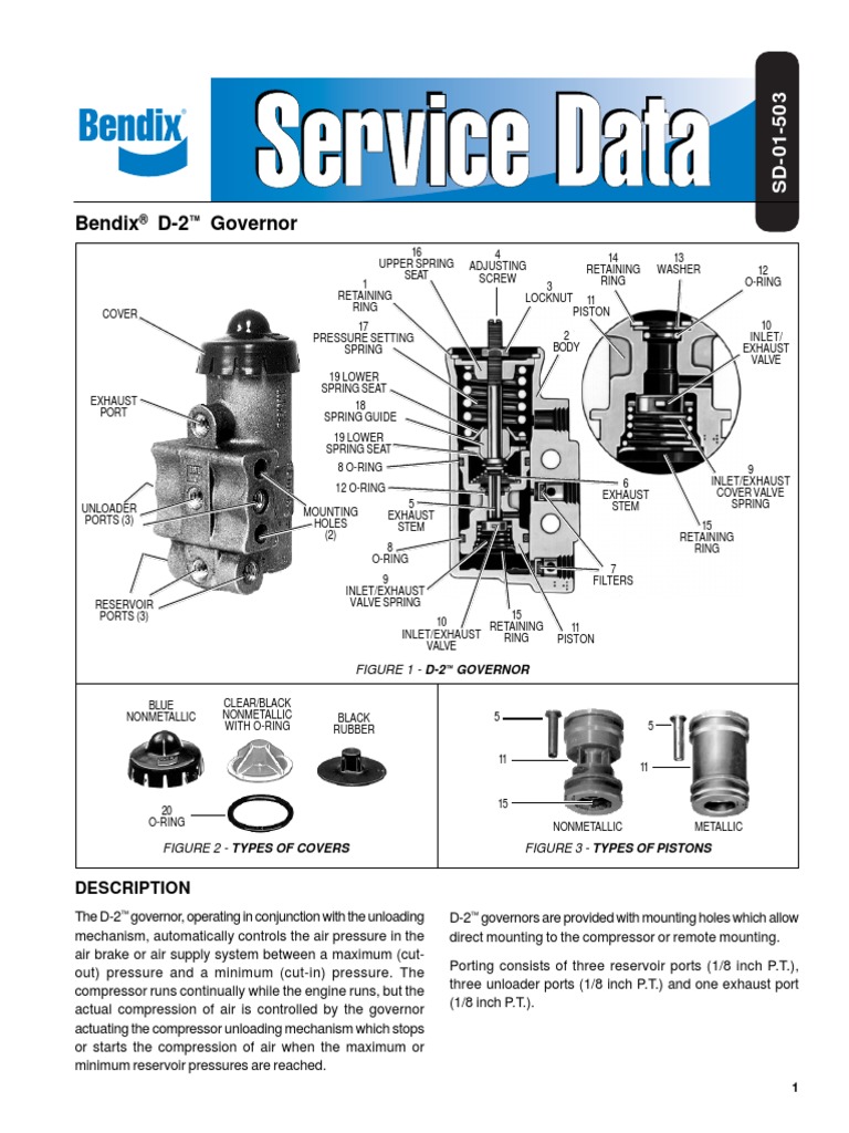 Governor D-2 Service Manual | PDF | Valve | Piston