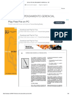 Evolución Del Pensamiento Gerencial PDF