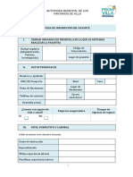 Ficha Inscripcion Pasantia