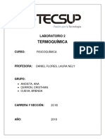 Termoquímica Laboratorio 2