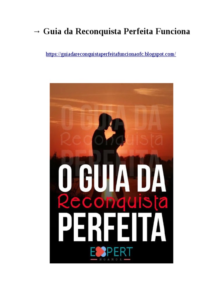 Guia da Reconquista Perfeita | PDF | Amor