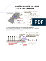 Fuerza Magnética Sobre Un Cable Portador de Corriente Ensayo4