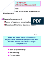 Overview of Business Forms and Financial Management Objectives