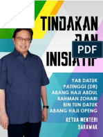 Booklet Tindakan Dan Inisiatif Ketua Menteri Sarawak 1