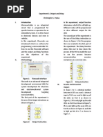 Experiment 1: Output and Delay Christopher L. Padua I