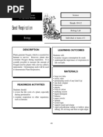 Respiration of Germinating Seeds