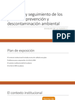 El Control y Seguimiento de Los Planes de Prevencion y Descontaminacion Ambiental PDF 565 Kb