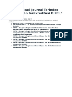 Cara Mencari Journal Terindex Scopus Dan Terakreditasi DIKTI