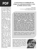 O Anacronismo Na Mobilização Dos Antigos Na Contemporaneidade - o Caso Do Platão de Bruno Latour (PDF)