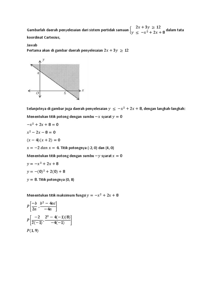 Sistem Pertidaksamaan Pdf