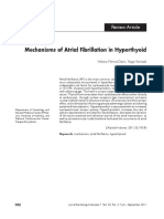 Mechanisms of Atrial Fibrillation in Hyperthyoid: Review Article