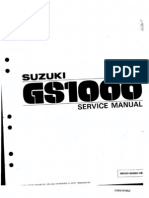 Suzuki GS1000 '80 Service Manual