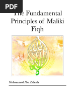 Fundamental Principles of Maliki Fiqh